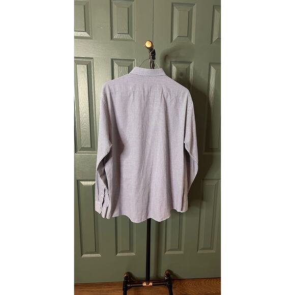 Original Penguin Men's Geometric Print Long Sleeve‎ Dress Shirt - Picture 3 of 11